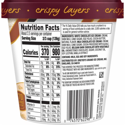 Haagen Dazs® Trio Triple Chocolate Ice Cream Perspective: back