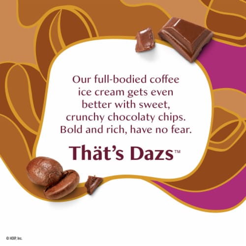 Häagen-Dazs Coffee Chip Ice Cream, 14 Oz. Perspective: back