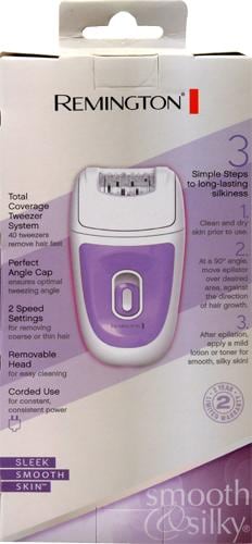 Remington Smooth N Silky Epilator Perspective: back