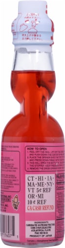 Yappari Ramune Strawberry Soda Perspective: back