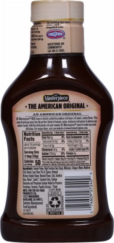 KC Masterpiece® Original BBQ Sauce Perspective: back