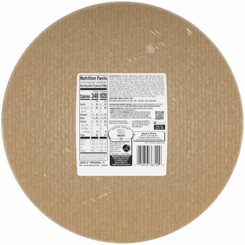 Jack's® Original Thin Crust Spicy Italian Sausage Pizza Perspective: back