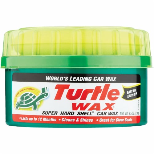 Turtle Wax Super Hard Shell Paste 9.5 Oz. Car Wax T223R Perspective: back