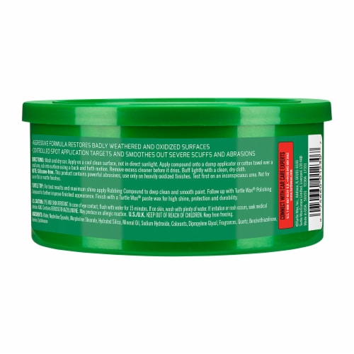 Turtle Wax Rubbing Compound Perspective: back