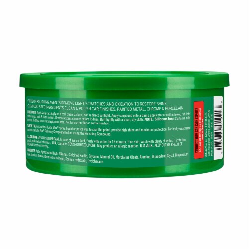 Turtle Wax Polishing Compound and Scratch Remover - White Perspective: back