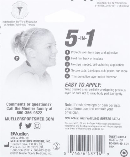 Mueller® MWrap® Multipurpose Prewrap - Pink Perspective: back