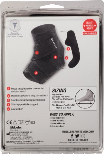Mueller® Sport Care® Adjustable Ankle Stabilizer Perspective: back