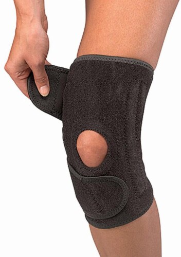Mueller Open Patella Knee Stabilizer - Black Perspective: back
