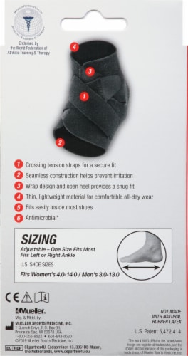 Mueller Adjustable Ankle Support One Size #6511- 1 ea Perspective: back