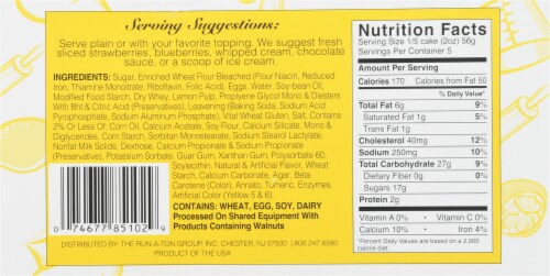 The Buttery Baker® Lemon Pound Cake Perspective: back
