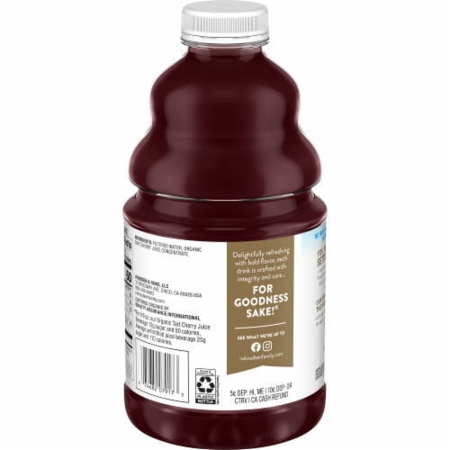 R.W. Knudsen Organic Lower Sugar Tart Cherry Juice Perspective: back