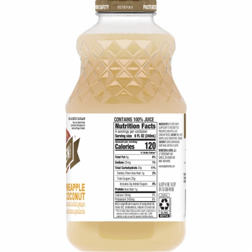 RW Knudsen Pineapple Coconut Perspective: back