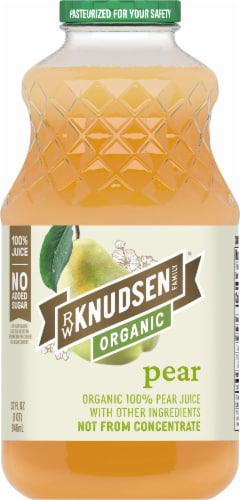 R.W. Knudsen Organic Pear Juice Perspective: back