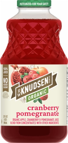 RW Knudsen Organic Cranberry Pomegranate Juice Blend Perspective: back