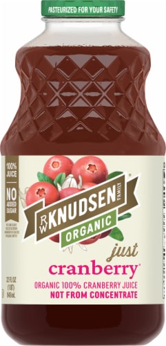 R.W. Knudsen Organic Just Cranberry Juice Perspective: back