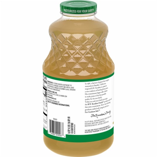 R.W. Knudsen Organic Celery Apple Cucumber Juice Perspective: back