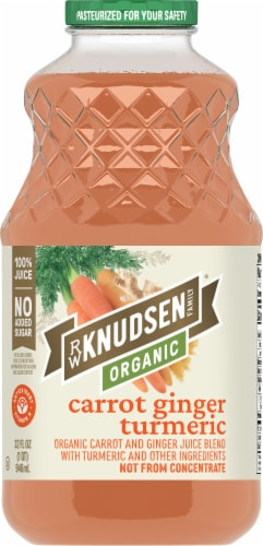 RW Knudsen Organic Carrot Ginger Turmeric Perspective: back