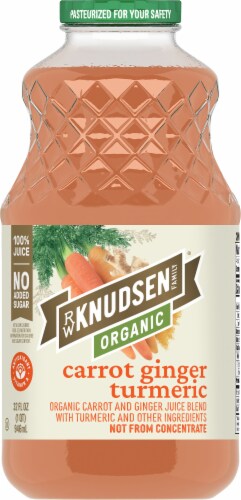 RW Knudsen Organic Carrot Ginger Turmeric Perspective: back