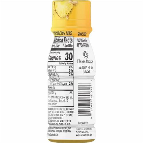 R.W. Knudsen Organic Pineapple Ginger Shot Perspective: back