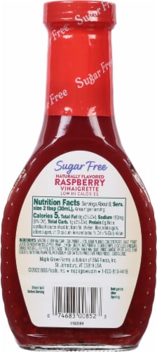 Maple Grove Farms® Sugar Free Raspberry Vinaigrette Salad Dressing Perspective: back