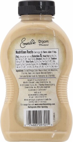 Emeril Gluten Free Dijon Mustard Perspective: back