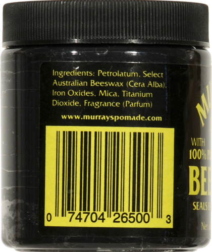Murray's Black Beeswax Perspective: back