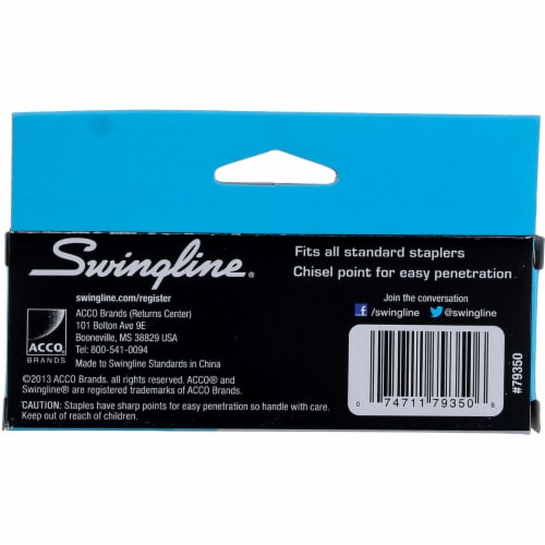 Swingline® Standard Staples Perspective: back