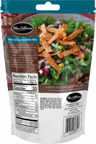 Mrs. Cubbison's Southwest Flavor Tortilla Strips Perspective: back