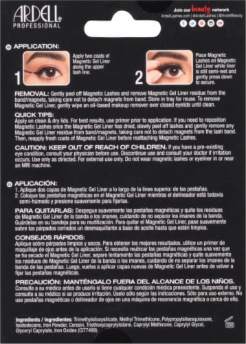 Ardell® 110 Black Magnetic Liner & Lashes Perspective: back