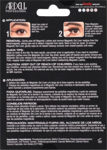 Ardell® 110 Black Magnetic Liner & Lashes Perspective: back