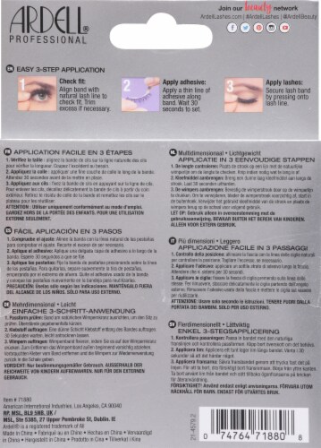 Ardell® 3D Faux Mink 854 Lashes Perspective: back