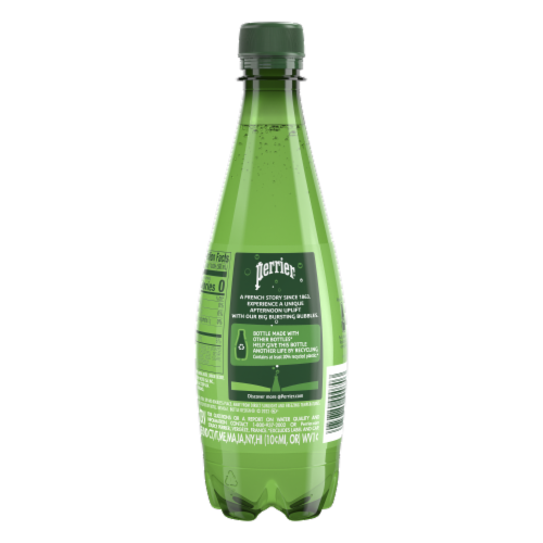 Perrier® Sparkling Water Bottle Perspective: back