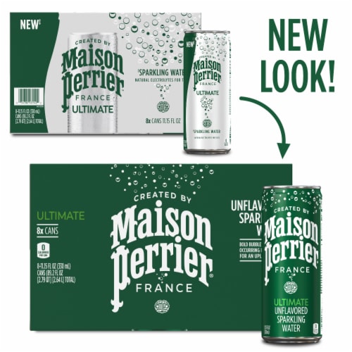 Maison Perrier Ultimate Sparkling Water Cans Perspective: back