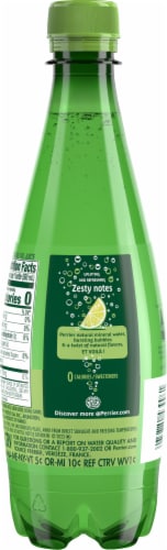 Perrier Lime Flavored Sparkling Water Perspective: back