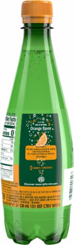 Perrier® L'Orange Flavored Carbonated Mineral Water Perspective: back