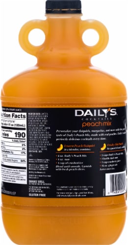 Daily's® Cocktails Non-Alcoholic Peach Mix Perspective: back