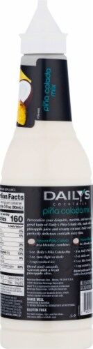 Daily's Cocktails Piña Colada Mix Perspective: back