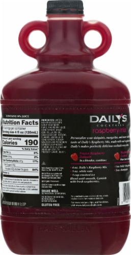 Daily's Cocktails Raspberry Mix Perspective: back