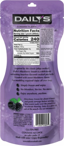 Daily's® Frozen Cocktail Blackberry Smash Perspective: back