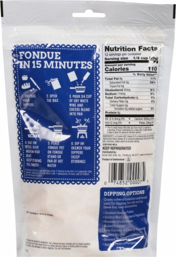 Emmi Fondue Traditional Cheese Blend Perspective: back