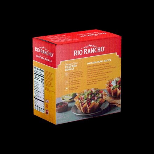 Rio Rancho® Tostada Bowls Perspective: back