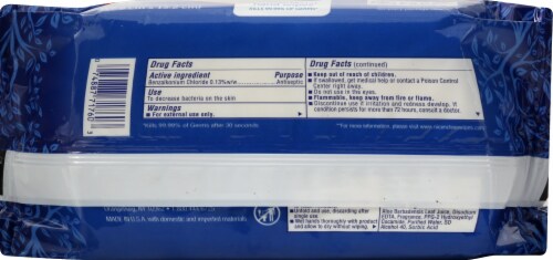 Nice 'N Clean Antibacterial Hand Wipes Perspective: back