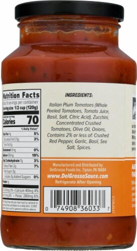 La Famiglia DelGrosso™ Uncle Fred's Fireworks Pasta Sauce Perspective: back