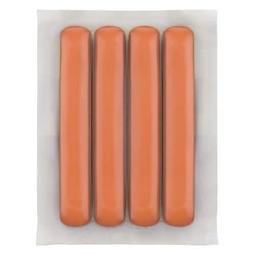 Hebrew National Jumbo Beef Franks Perspective: back