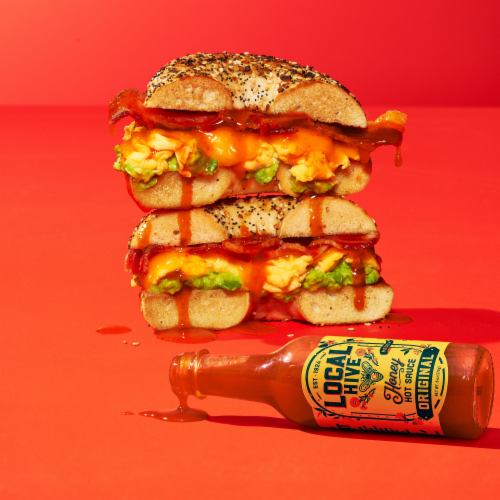Local Hive™ Original Hot Honey Sauce Perspective: back