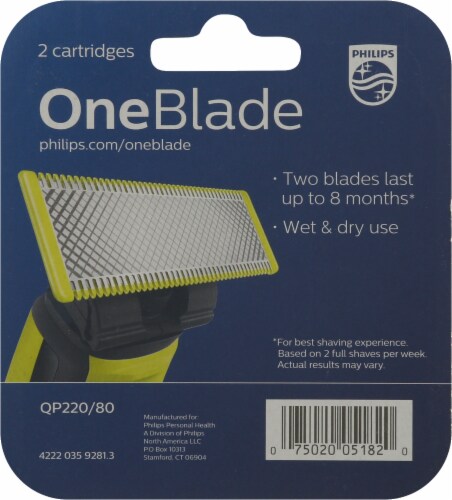 Philips Norelco OneBlade Replacement Blades, 2 ct - Harris Teeter