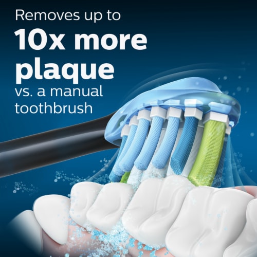 Philips Sonicare Premium Rechargeable Toothbrush Head Perspective: back