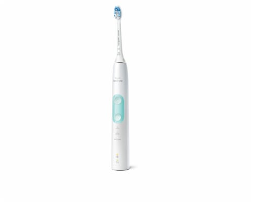 Philips Sonicare White Mint ProtectiveClean 5100 Gum Health Rechargeable Electric Toothbrush Perspective: back