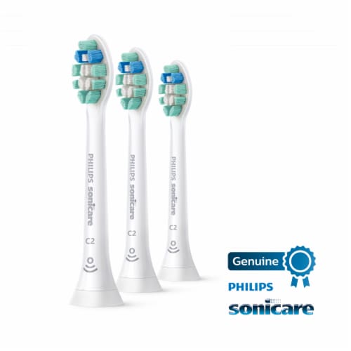 Philips Sonicare White Optimal Plaque Control Replacement Toothbrush Heads Perspective: back