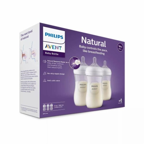 Philips AVENT Natural Response Nipples Pack of 2 Nipples 1m+